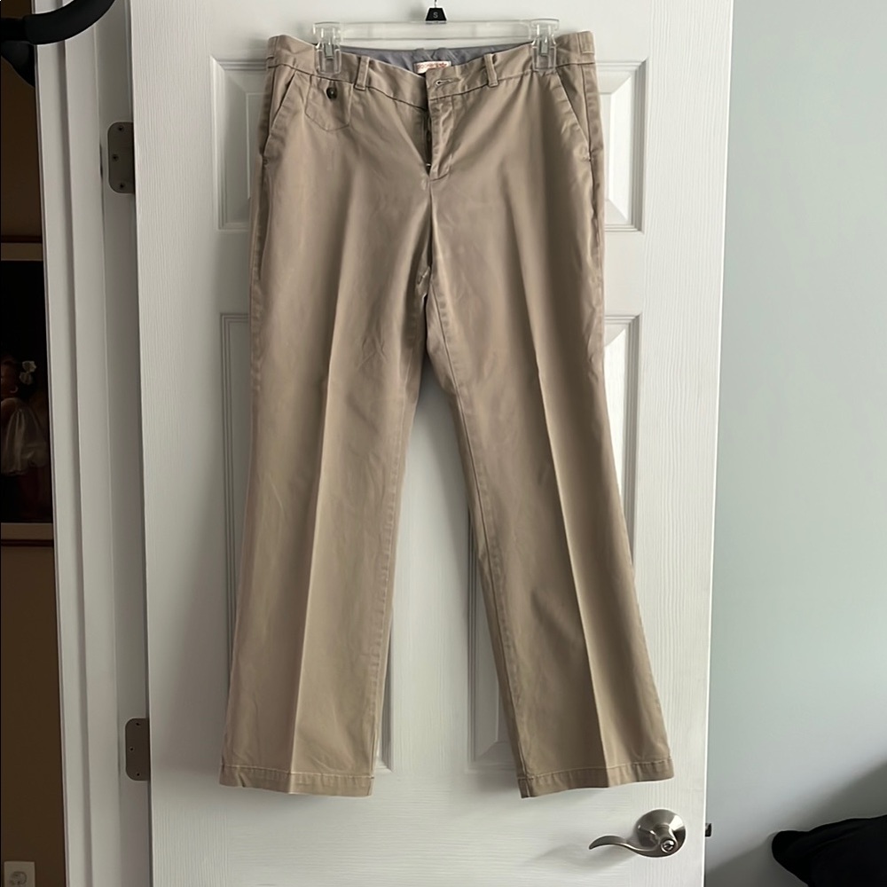 Dockers Tan Boot Cut Flare Pants